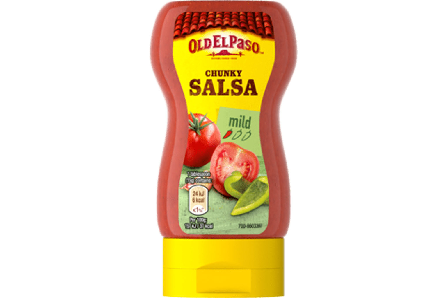 Squeezy bottle of Old El Paso's chunky salsa